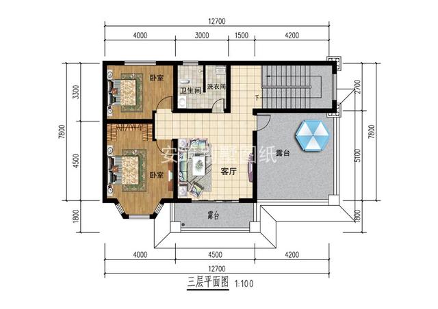 小進(jìn)深的三層別墅自建房方案圖，建出來一點都不顯小