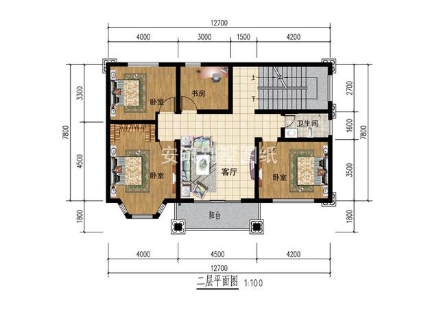 小進(jìn)深的三層別墅自建房方案圖，建出來一點都不顯小