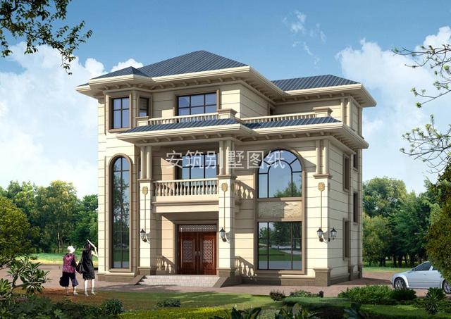 小進(jìn)深的三層別墅自建房方案圖，建出來一點都不顯小