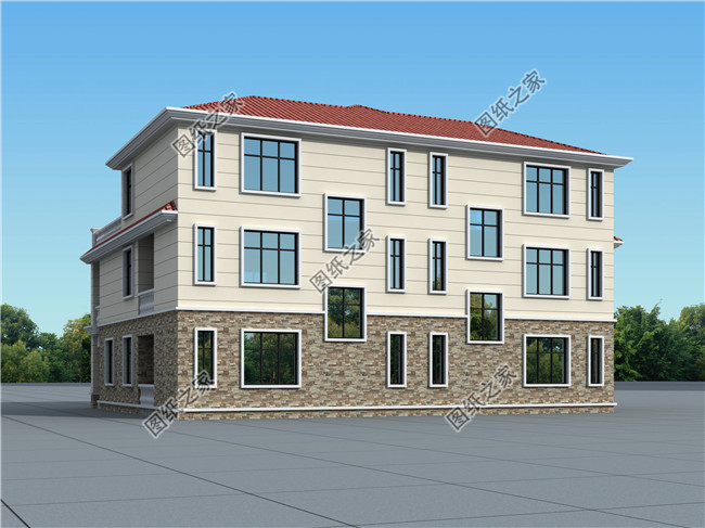 最新三層別墅設(shè)計(jì)圖，歐式雙拼奢華大氣