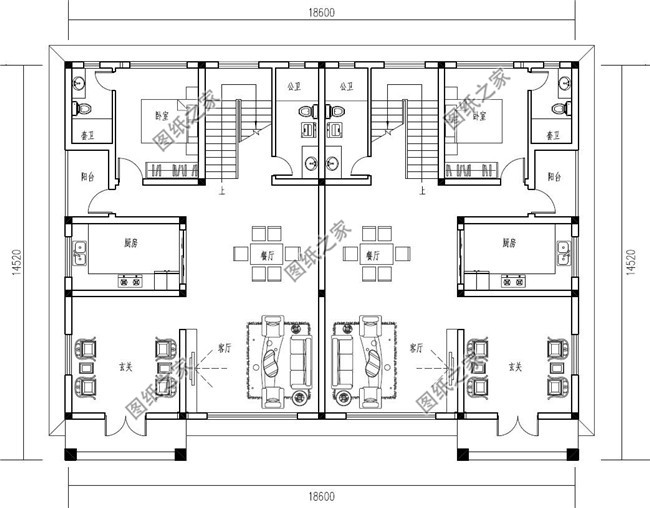 最新三層別墅設(shè)計(jì)圖，歐式雙拼奢華大氣