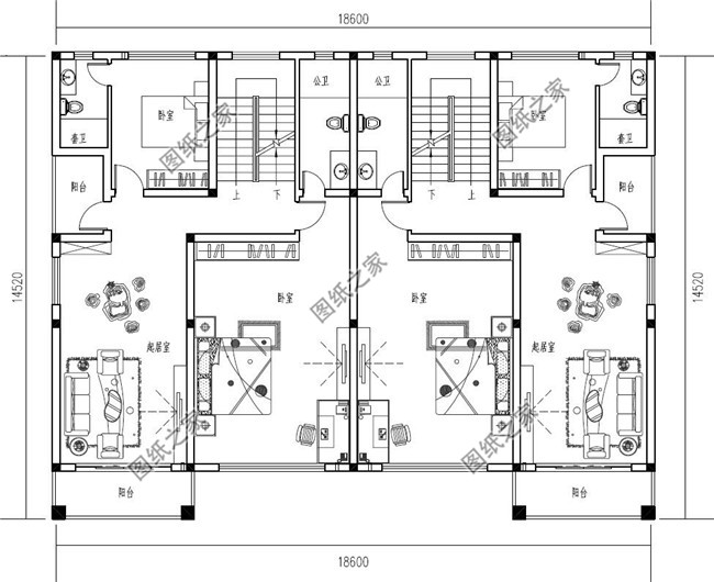 最新三層別墅設(shè)計(jì)圖，歐式雙拼奢華大氣