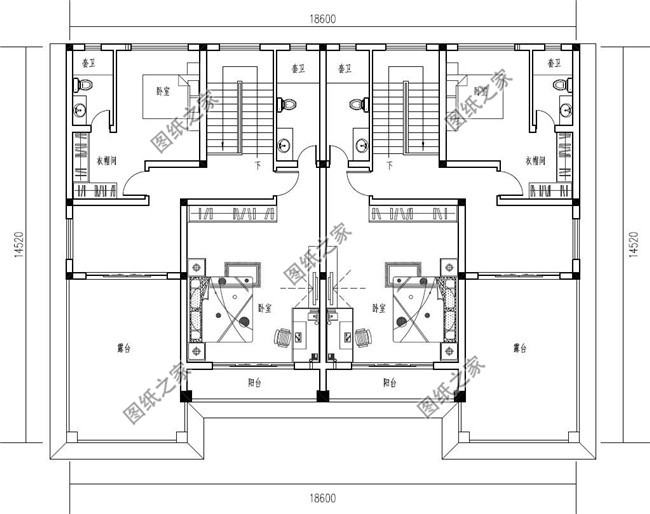 最新三層別墅設(shè)計(jì)圖，歐式雙拼奢華大氣