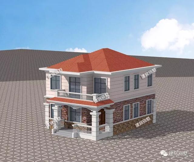 2棟精致小戶型農(nóng)村房子戶型圖，造價(jià)比較低