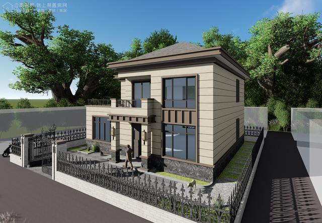 河南南陽二層新中式別墅設(shè)計圖，戶型實(shí)用