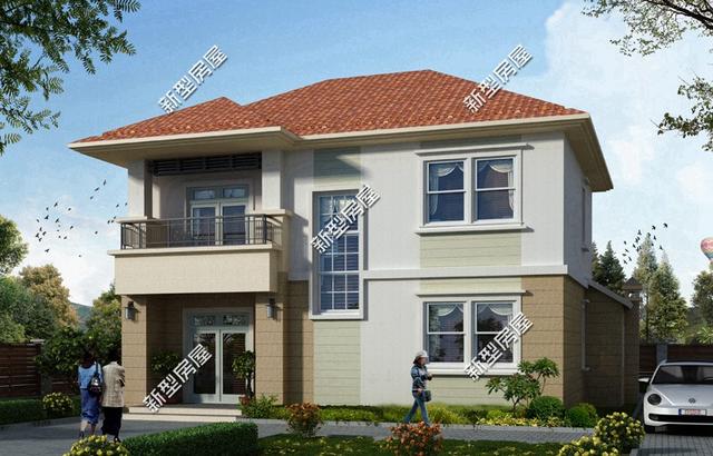 9套農(nóng)村老百姓自建房子的戶型圖，一層、二層都有