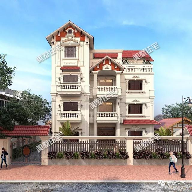 21款法式別墅效果圖片大全，建起來(lái)你就是王