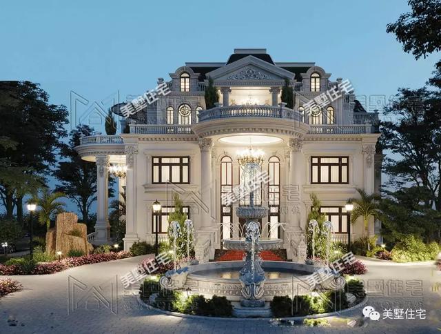 21款法式別墅效果圖片大全，建起來(lái)你就是王