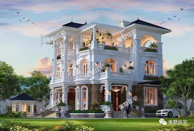 21款法式別墅效果圖片大全，建起來(lái)你就是王