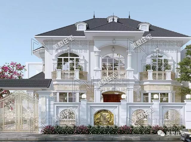 21款法式別墅效果圖片大全，建起來(lái)你就是王