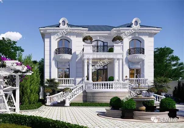 21款法式別墅效果圖片大全，建起來(lái)你就是王