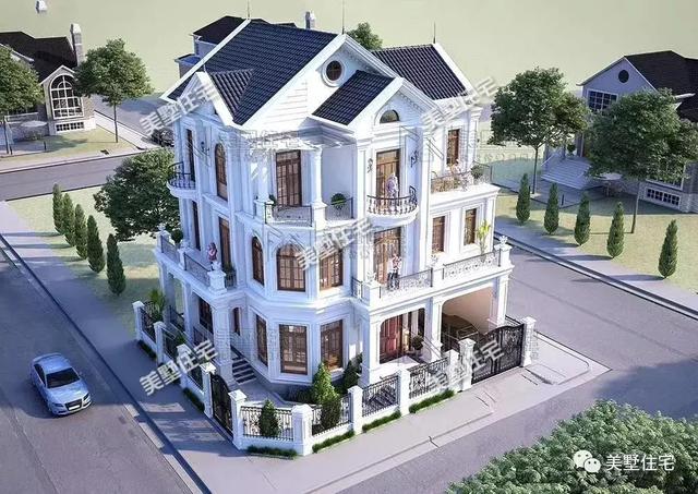 21款法式別墅效果圖片大全，建起來(lái)你就是王