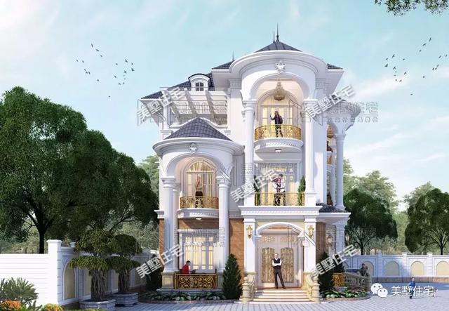 21款法式別墅效果圖片大全，建起來(lái)你就是王