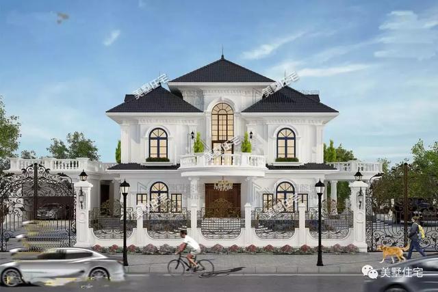21款法式別墅效果圖片大全，建起來(lái)你就是王