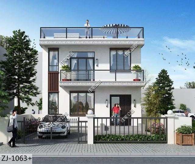 農(nóng)村自建房子戶型大全，中式、合院、歐式、平屋頂、坡屋頂應(yīng)有盡有