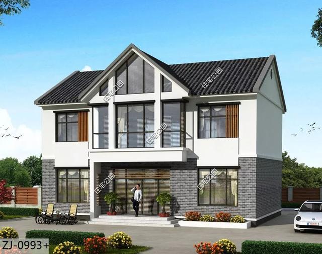 農(nóng)村自建房子戶型大全，中式、合院、歐式、平屋頂、坡屋頂應(yīng)有盡有