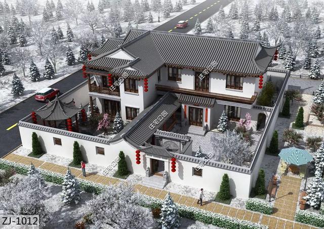 農(nóng)村自建房子戶型大全，中式、合院、歐式、平屋頂、坡屋頂應(yīng)有盡有