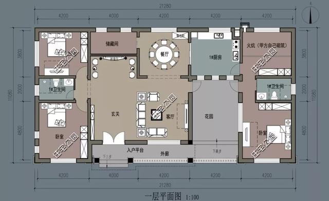 農(nóng)村自建房子戶型大全，中式、合院、歐式、平屋頂、坡屋頂應(yīng)有盡有