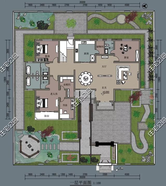 農(nóng)村自建房子戶型大全，中式、合院、歐式、平屋頂、坡屋頂應(yīng)有盡有