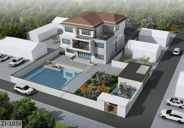 農(nóng)村自建房子戶型大全，中式、合院、歐式、平屋頂、坡屋頂應(yīng)有盡有