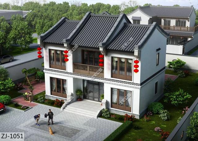 農(nóng)村自建房子戶型大全，中式、合院、歐式、平屋頂、坡屋頂應(yīng)有盡有