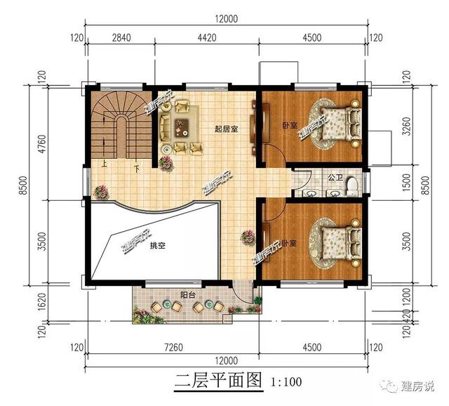 3款120平的歐式樓房設(shè)計(jì)圖，照著這樣建房不后悔