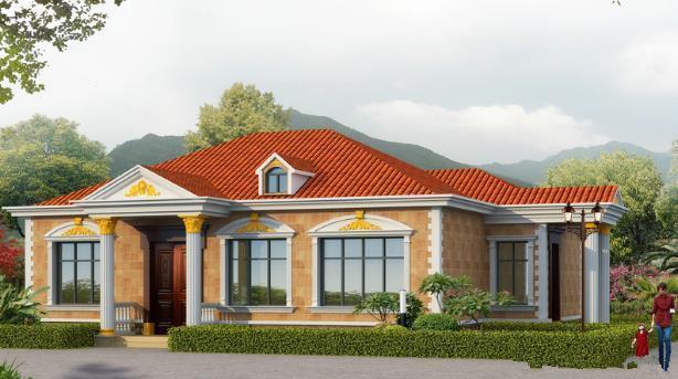 10款農(nóng)村一樓平房別墅設計圖，很適合做養(yǎng)老房