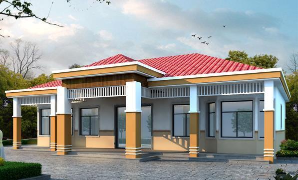 10款農(nóng)村一樓平房別墅設計圖，很適合做養(yǎng)老房