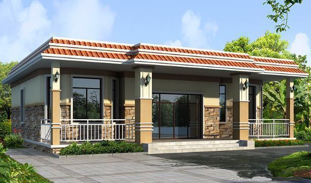 10款農(nóng)村一樓平房別墅設計圖，很適合做養(yǎng)老房