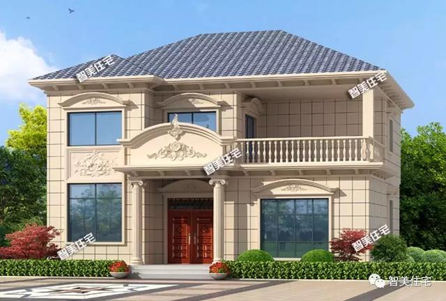 13.3×11.6米二層大氣小洋樓住宅方案，精致好看