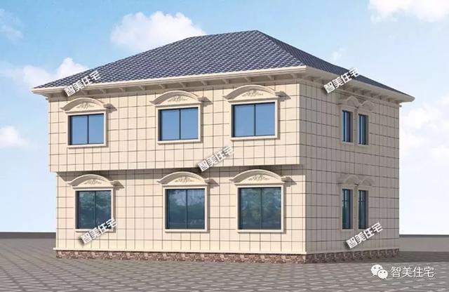 13.3×11.6米二層大氣小洋樓住宅方案，精致好看