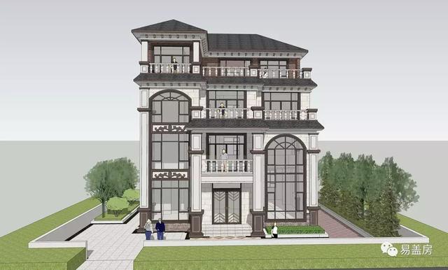 湖南四層歐式樓房設(shè)計(jì)方案，高端，大氣上檔次