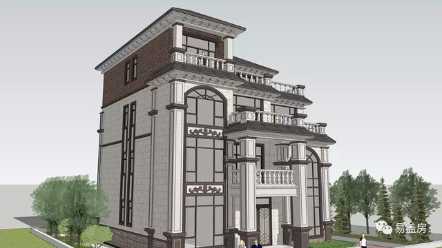 湖南四層歐式樓房設(shè)計(jì)方案，高端，大氣上檔次