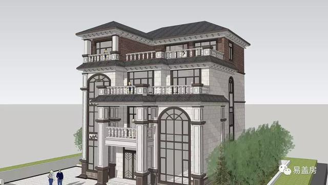 湖南四層歐式樓房設(shè)計(jì)方案，高端，大氣上檔次