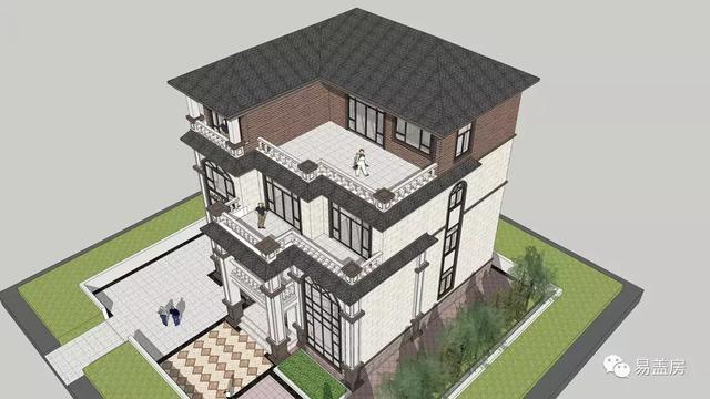 湖南四層歐式樓房設(shè)計(jì)方案，高端，大氣上檔次