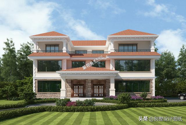 幾套新款兄弟雙拼效果圖外觀，想蓋雙拼的可以借鑒