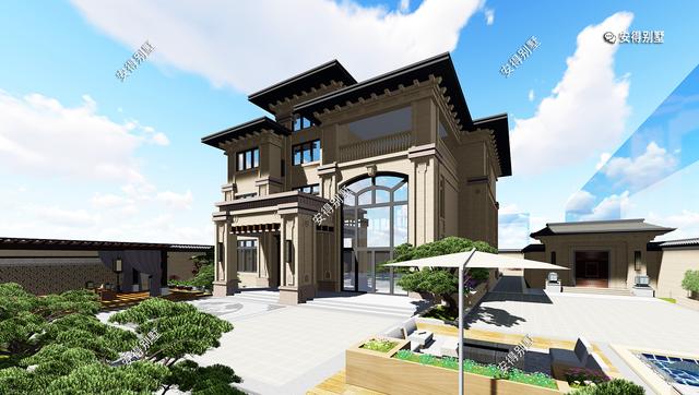 10棟高端華麗的歐式建筑別墅圖片，回村建房可以定制