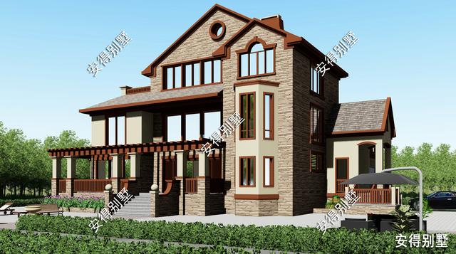 10棟高端華麗的歐式建筑別墅圖片，回村建房可以定制