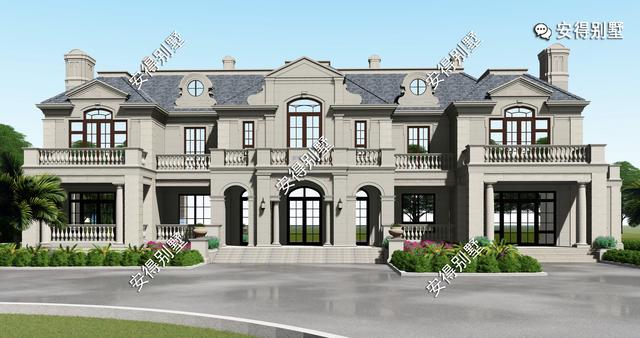 10棟高端華麗的歐式建筑別墅圖片，回村建房可以定制