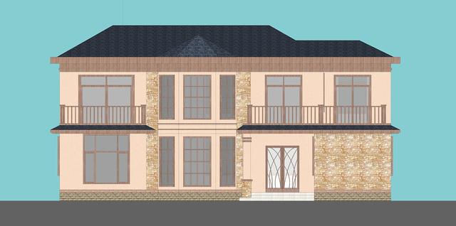 300多平父母養(yǎng)老別墅方案圖，僅花50萬(wàn)，庭院小池真好看