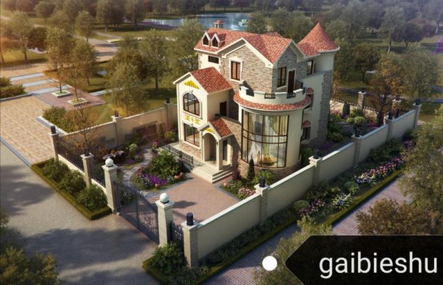 城堡級(jí)三層歐式別墅方案圖，住進(jìn)去你就是國王