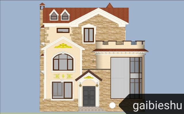 城堡級(jí)三層歐式別墅方案圖，住進(jìn)去你就是國王