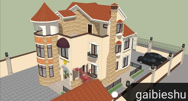 城堡級(jí)三層歐式別墅方案圖，住進(jìn)去你就是國王