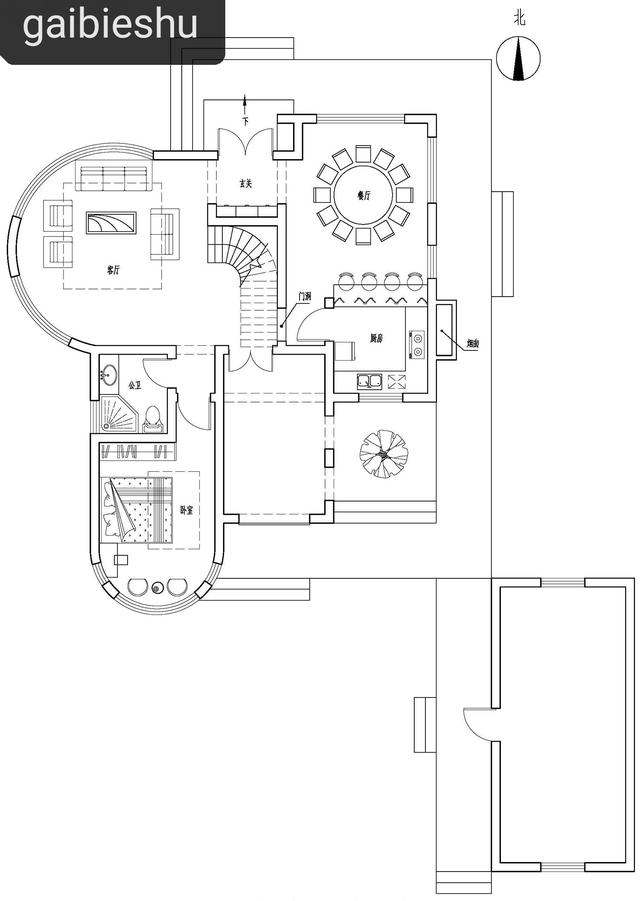城堡級(jí)三層歐式別墅方案圖，住進(jìn)去你就是國王