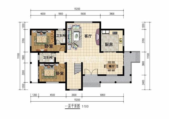 美式二層半別墅自建房方案，喜歡美式風(fēng)格的點(diǎn)贊