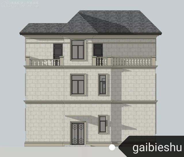 主體65萬湖北武漢三層獨棟別墅效果圖，高端、大氣