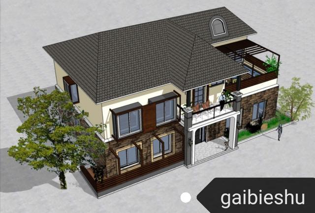 北京農(nóng)村38萬建二層別墅效果圖+實拍圖，比買住宅超值多了