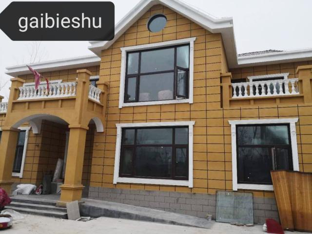 36萬(wàn)河南建二層小別墅戶(hù)型圖附完工實(shí)拍圖，造型好看