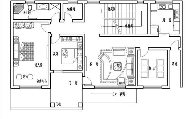 36萬(wàn)河南建二層小別墅戶(hù)型圖附完工實(shí)拍圖，造型好看