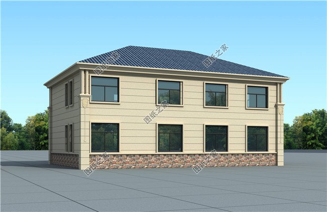 30萬歐式二層別墅方案（全套設(shè)計圖紙+效果圖），私人自建